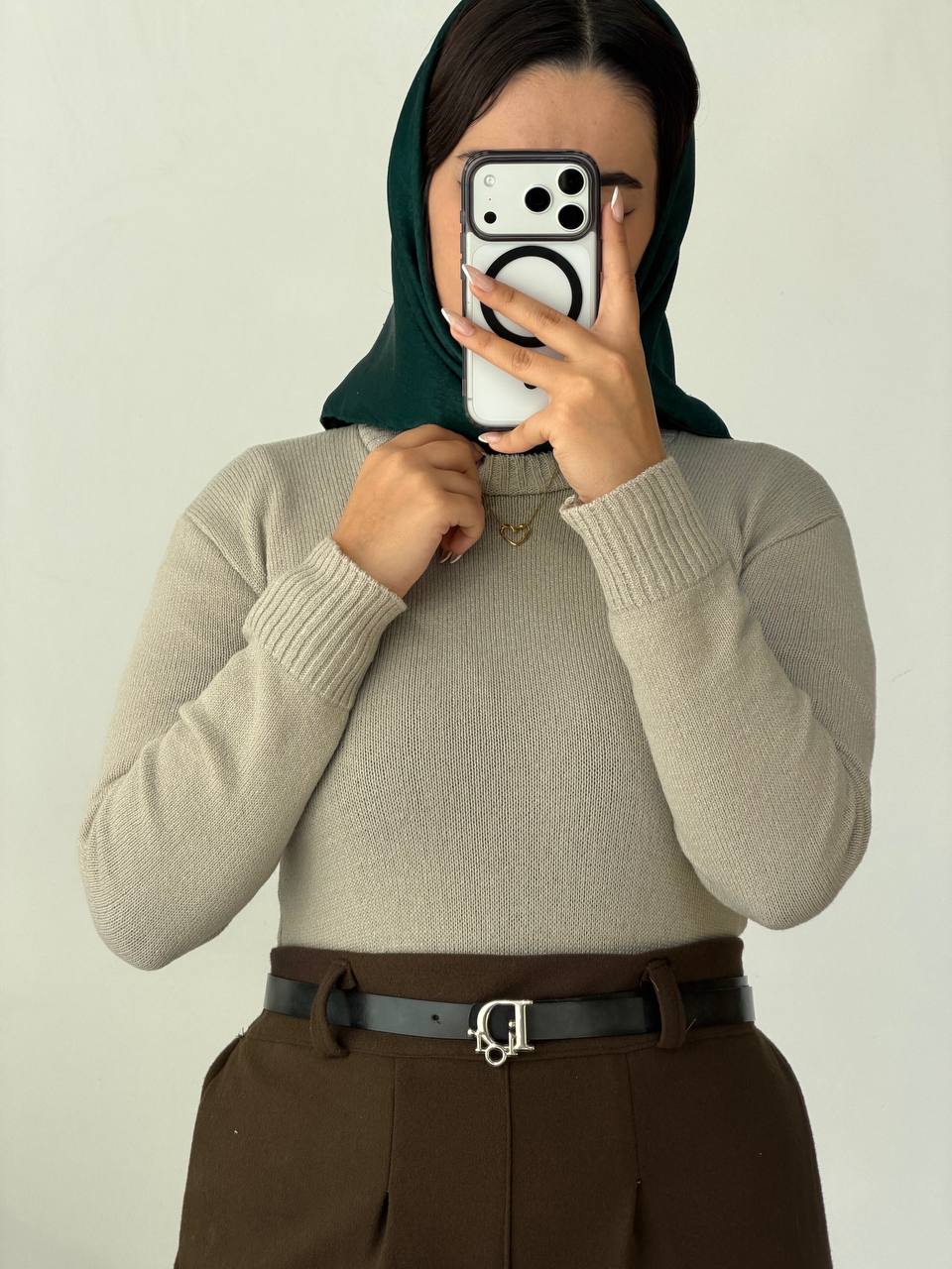 بافت یقه گرد دخترانه